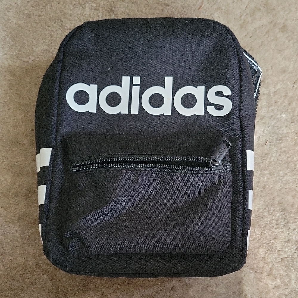 Adidas Insulated Black and White Lunch Bag